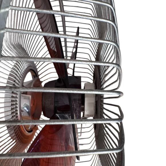 RARE Vintage Lasko Clear Amber/Brown Blade 12 inch 3-Speed Oscillating Fan 12” - Picture 15 of 16